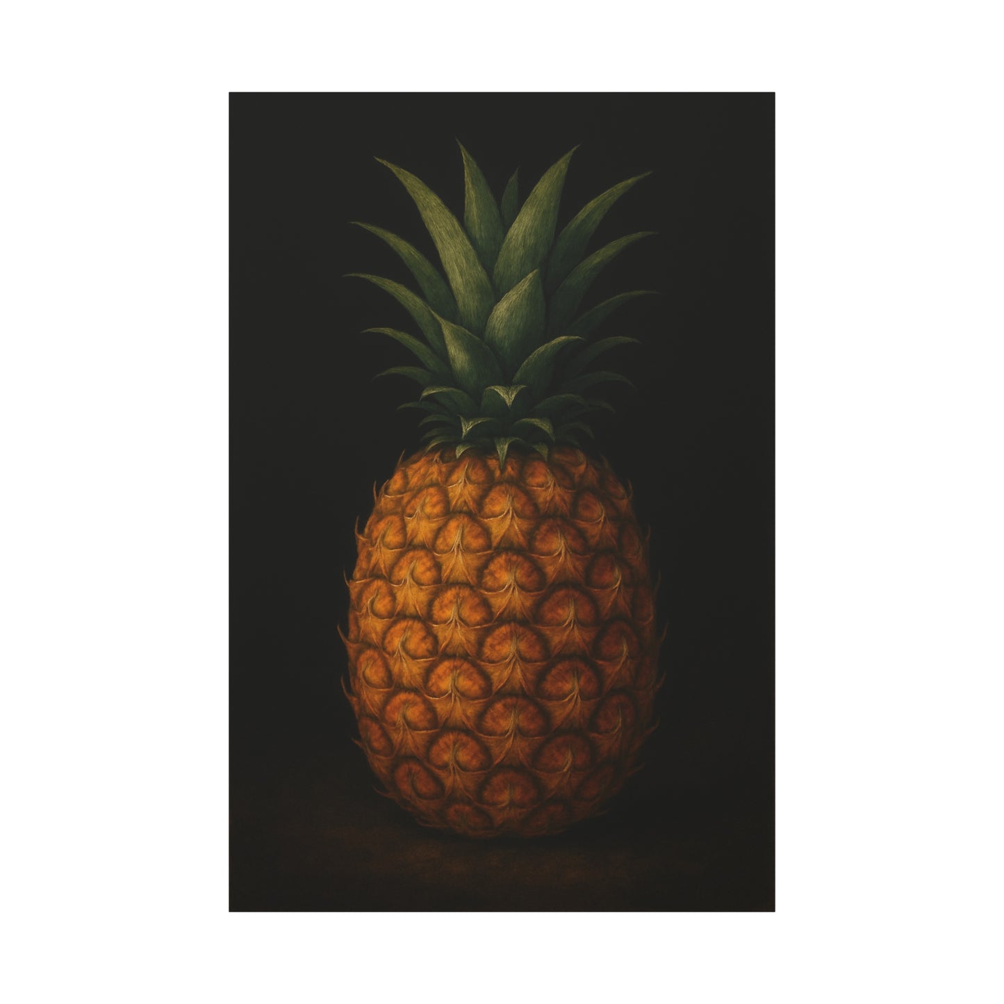Pineapple Wall Art Canvas, Tropical Home Decor, Modern Art Print, Perfect for Summer Vibes, Gift for Fruit Lovers