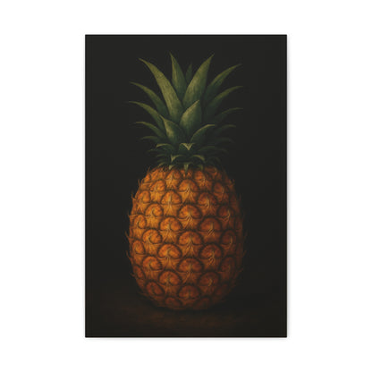 Pineapple Wall Art Canvas, Tropical Home Decor, Modern Art Print, Perfect for Summer Vibes, Gift for Fruit Lovers