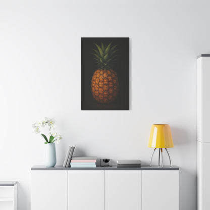 Pineapple Wall Art Canvas, Tropical Home Decor, Modern Art Print, Perfect for Summer Vibes, Gift for Fruit Lovers