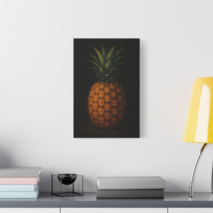 Pineapple Wall Art Canvas, Tropical Home Decor, Modern Art Print, Perfect for Summer Vibes, Gift for Fruit Lovers